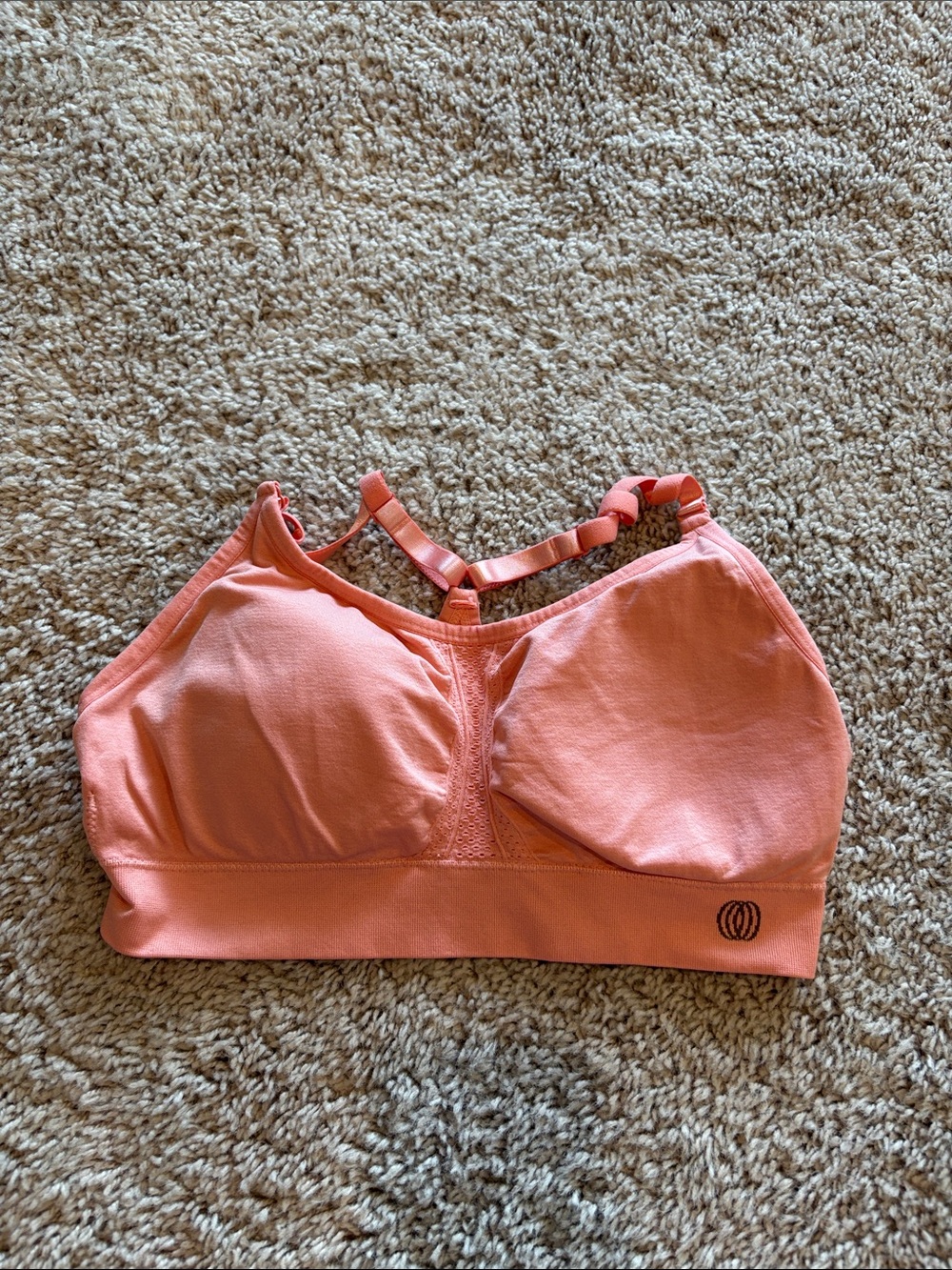 LAST CHANCE! Peach Sports Bra